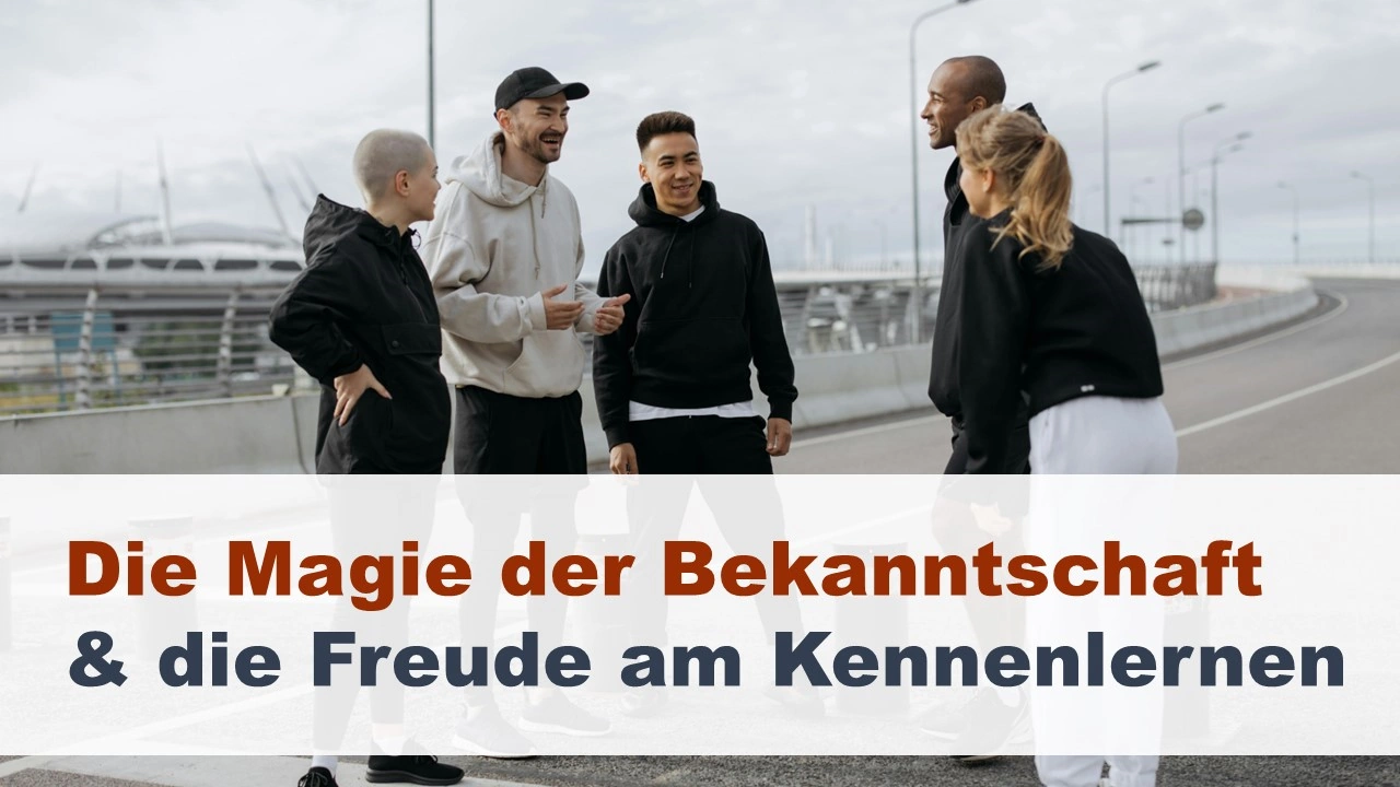 Bekanntschaften sind die lockeren Kontakt des Alltags & die erste Tür zur Freundschaft. Entdecke die Freude am Kennenlernen. Foto: Cottonbro auf pexels.com (bearbeitet)