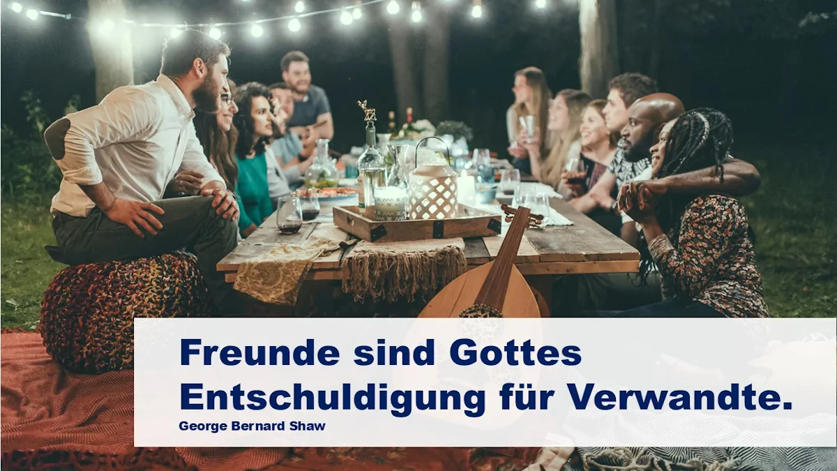 In manchen Familien gilt leider: 'Freunde sind Gottes Entschuldigung für Verwandte.' George Bernard Shaw - Foto: considerate agency auf unsplash.com
