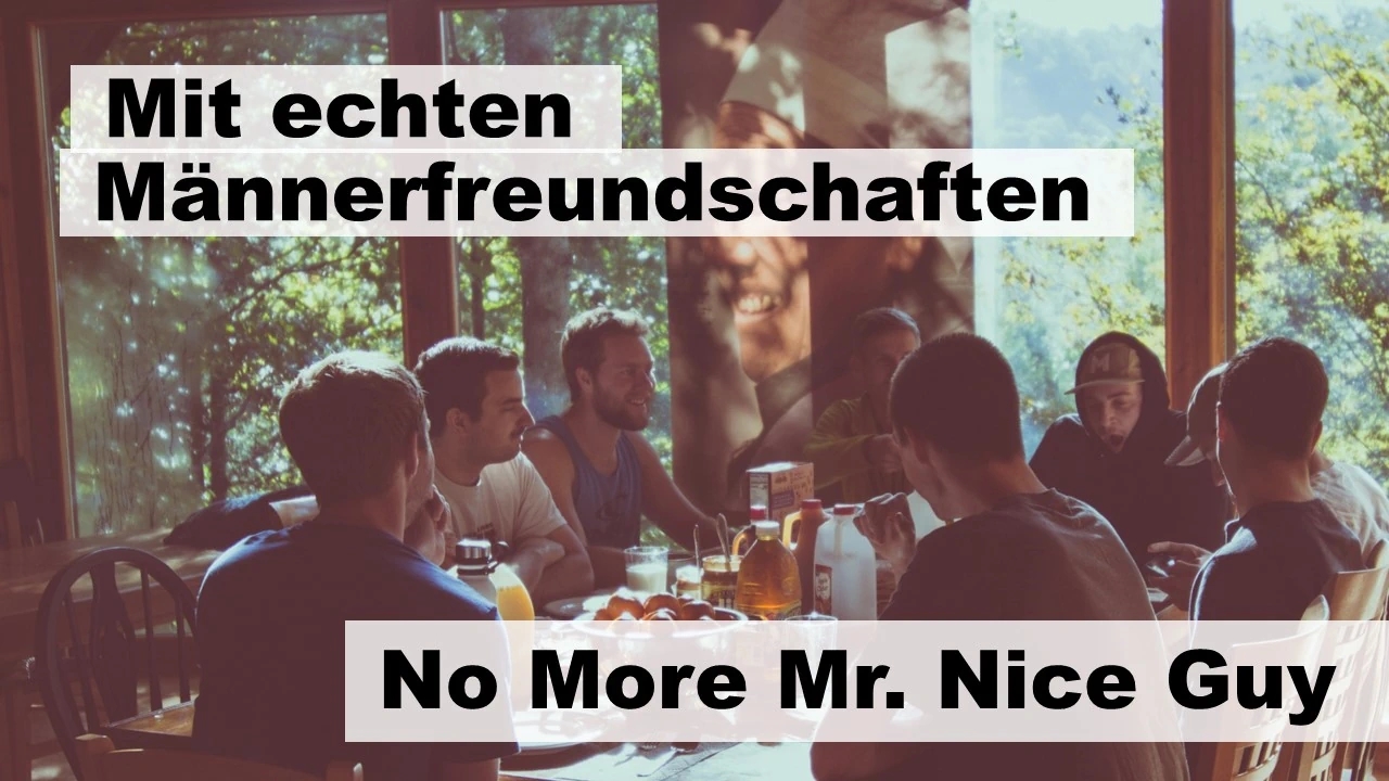 Mit echten Männerfreundschaften: No More Mr. Nice Guy - Nie mehr Mr. Nice Guy - Berlin. Foto: Zach Reiner auf unsplash.com (bearbeitet)